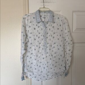 Abercrombie & Fitch Blue Floral Shirt
